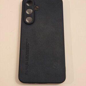 FANOYA Case for Galaxy S24 FE – Black, Camera Guard